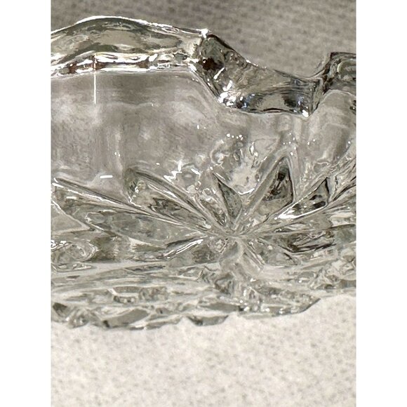 Hocking Glass Co Early American Prescut Coasters Ashtrays Clear Star of David - Picture 15 of 15